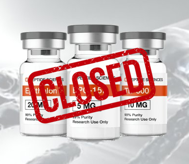 peptide sciences shut down - find alternatives