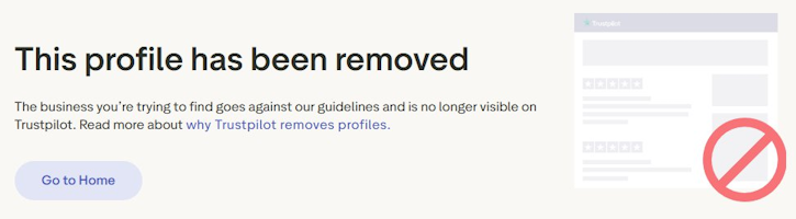 ascension peptides trustpilot profile has been suspended